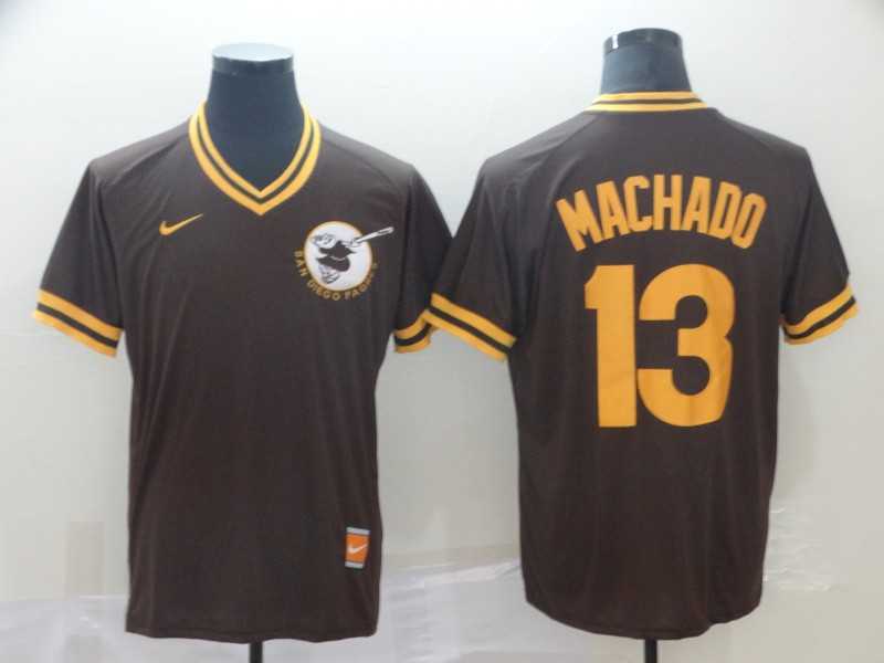 Padres 13 Manny Machado Brown Throwback Jerseys,We sell and wholesale Padres 13 Manny Machado Brown Throwback Jerseys on line form chian!